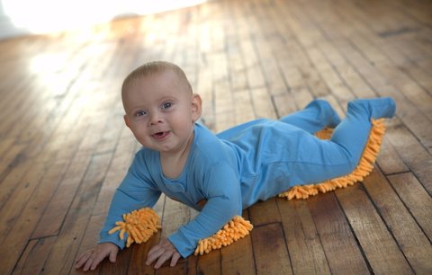 Maminky, ušetřete si práci! Pořiďte si baby mop!