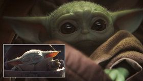 Baby Yoda ze seriálu The Mandalorian.