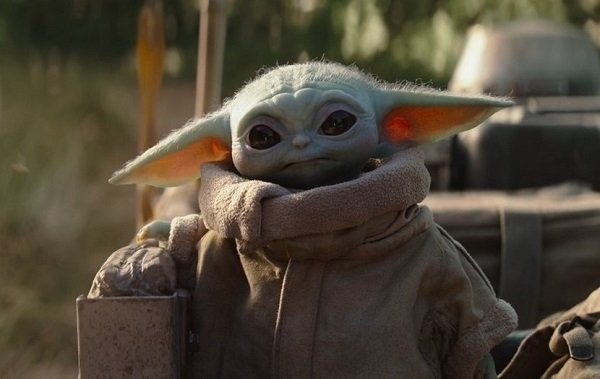 Baby Yoda ze seriálu The Mandalorian