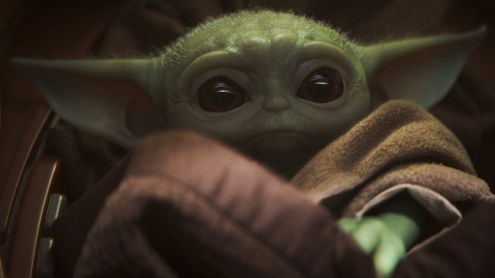 Baby Yoda ze seriálu The Mandalorian