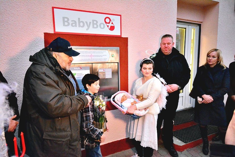 Babybox ve Fakultní nemocnici Královské Vinohrady.