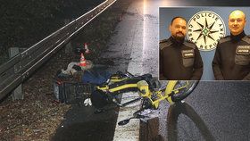 Policisté Zbyšek Báča a Ladislav Vagner přispěli minulý víkend rozhodující měrou k zachráně života zraněného motocyklisty.