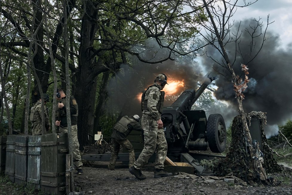 Ukrajinští vojáci zaznamenávají úspěchy v okupovaném Bachmutu (13.5.2023).