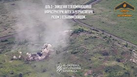 Ukrajinská 3. útočná brigáda zničila u Bachmutu ruskou techniku (30. 7. 2023)