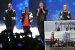 Na koncertě Backstreet Boys se zřítila kovová konstrukce: 14 zraněných z řad fanoušků
