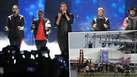 Na koncertě Backstreet Boys se zřítila kovová konstrukce: 14 zraněných z řad fanoušků