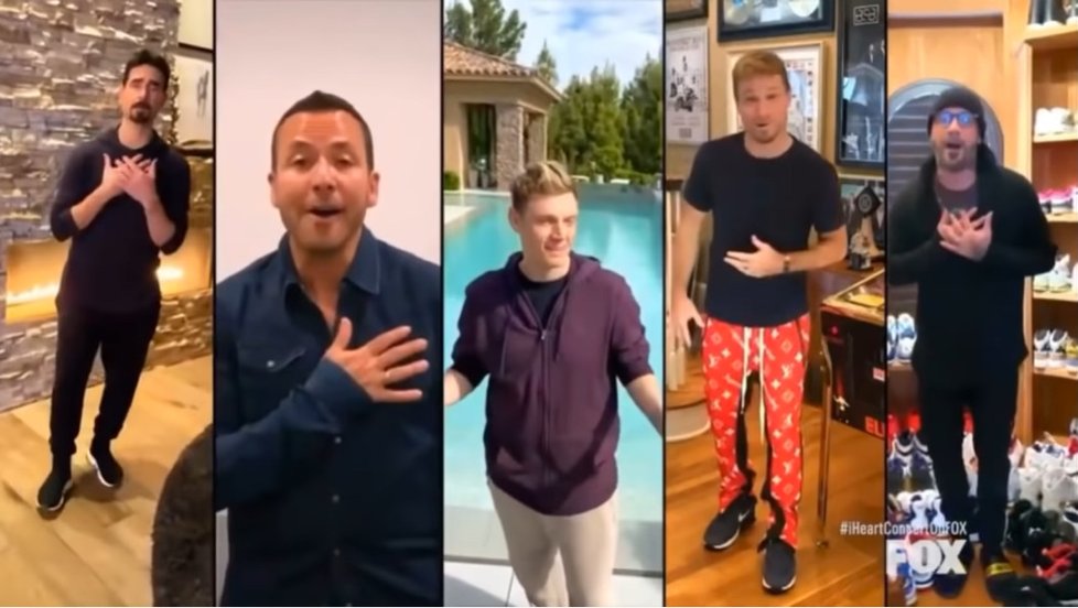 Backstreet Boys přezpívali svůj hit v „koronavirových podmínkách&#34;