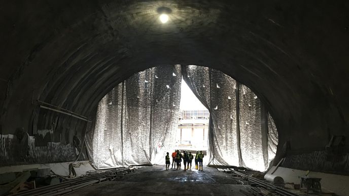 Tunel Bad Cannstatt a přilehlé okolí