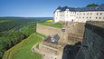 Pevnost Königstein na vrcholku stolové hory je prakticky nedobytná