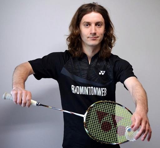 Trenér badmintonu Tomáš Krajča.
