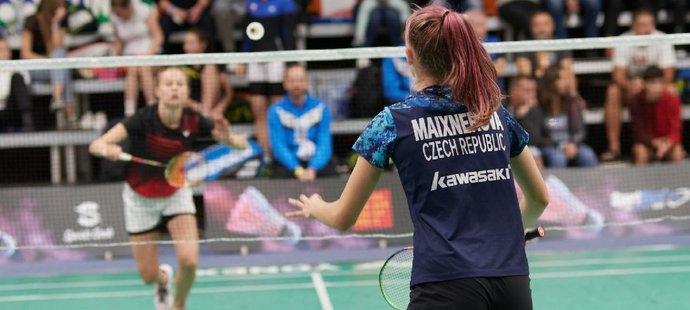 Naděje českého badmintonu Petra Maixnerová.