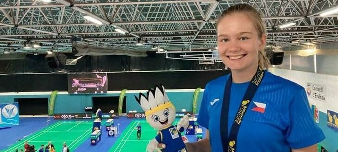 Amélie Maixnerová, velká naděje českého badmintonu.