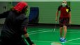 Badminton během epidemi koronaviru.