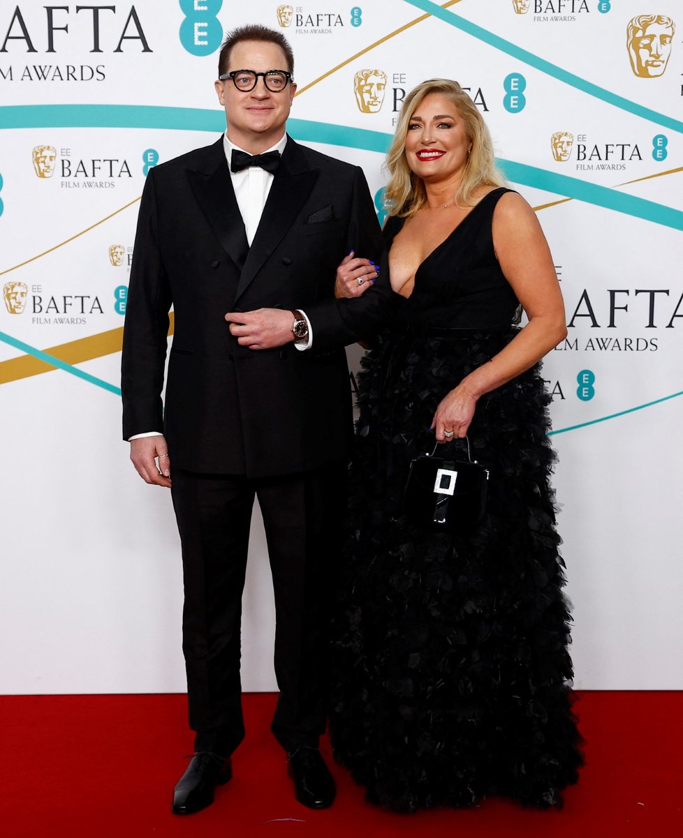 BAFTA 2023: Brendan Fraser a Jeanne Moore