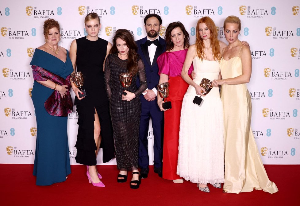 BAFTA 2023: Melanie Miller, Daria Navalnaya, Maria Pevchikh, Shane Boris, Diane Becker, Odessa Rae a Yulia Navalnaya