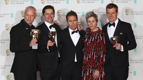 Nejlepším filmem cen BAFTA jsou Tři billboardy kousek za Ebbingem