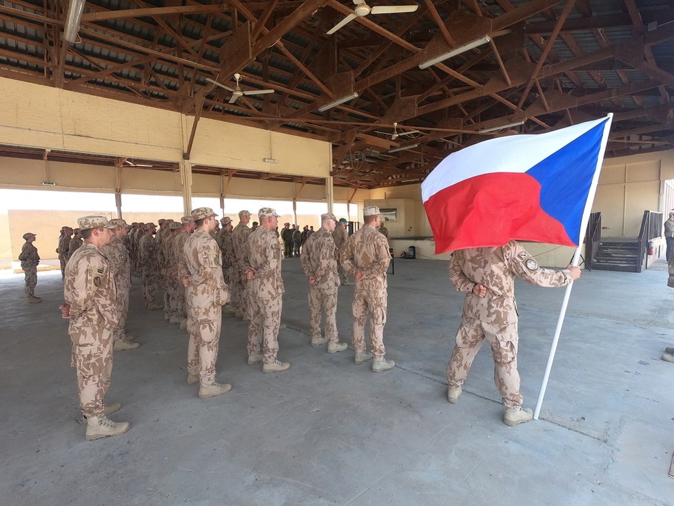 Čeští vojáci v Bagdádu