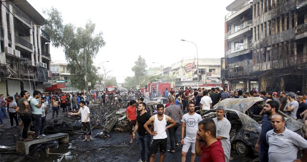 Nejkrvavější útok od pádu Husajna: Bagdád hlásí 292 obětí terorismu