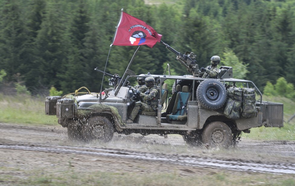 Den pozemního vojska Bahna 2018, 23. června 2018 u Strašic na Rokycansku.