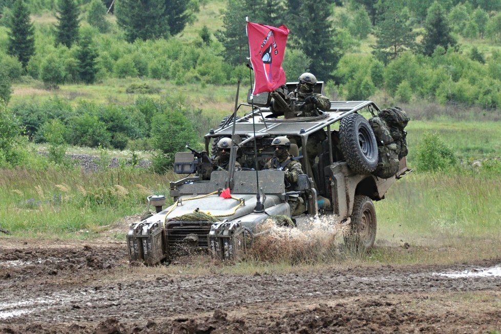 Den pozemního vojska Bahna 2018, 23. června 2018 u Strašic na Rokycansku.