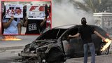 V Bahrajnu to vře: Závody formule F1 ohrožují protesty, v ulicích vzplály ohně