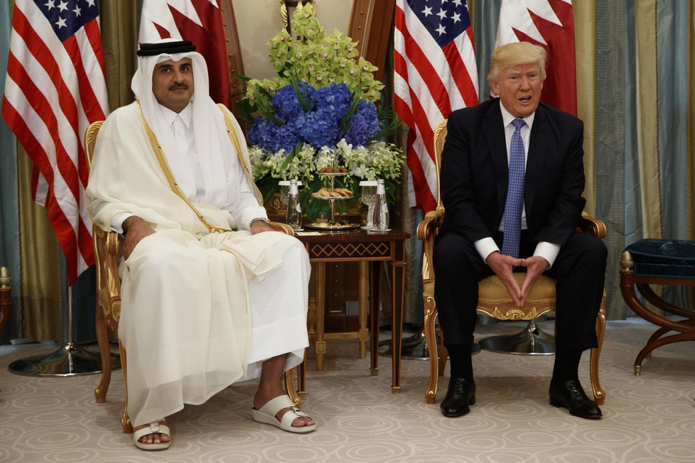 Donald Trump okomentoval katarskou krizi. Nedávno přitom navštívil Saúdskou Arábii.