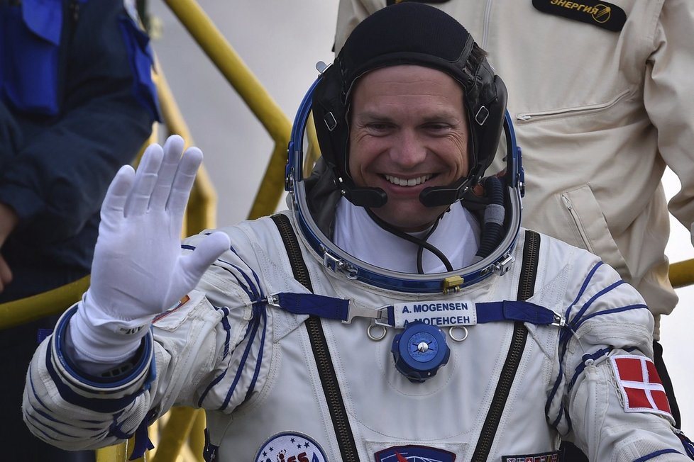 Dánský kosmonaut Andreas Mogensen.