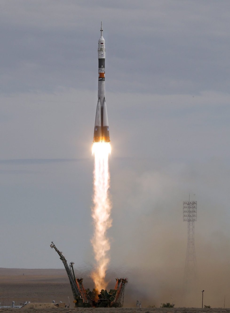 Start rakety Sojuz v předešlých letech