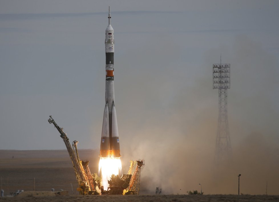 Start rakety Sojuz v předešlých letech