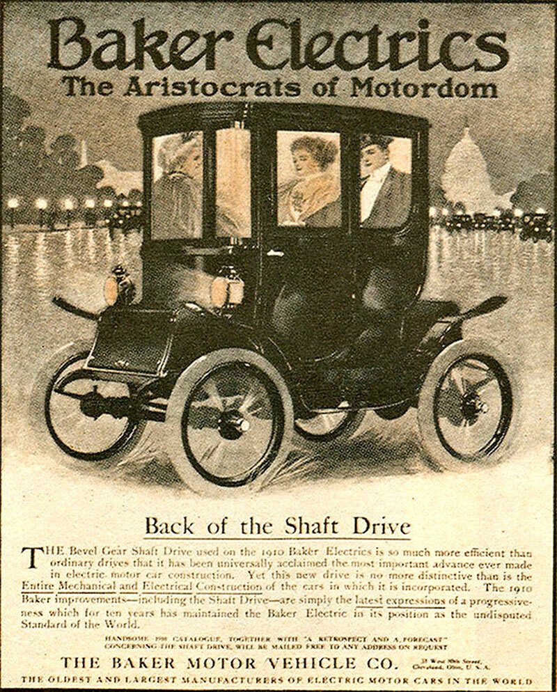 Baker Electric Cars (1910)