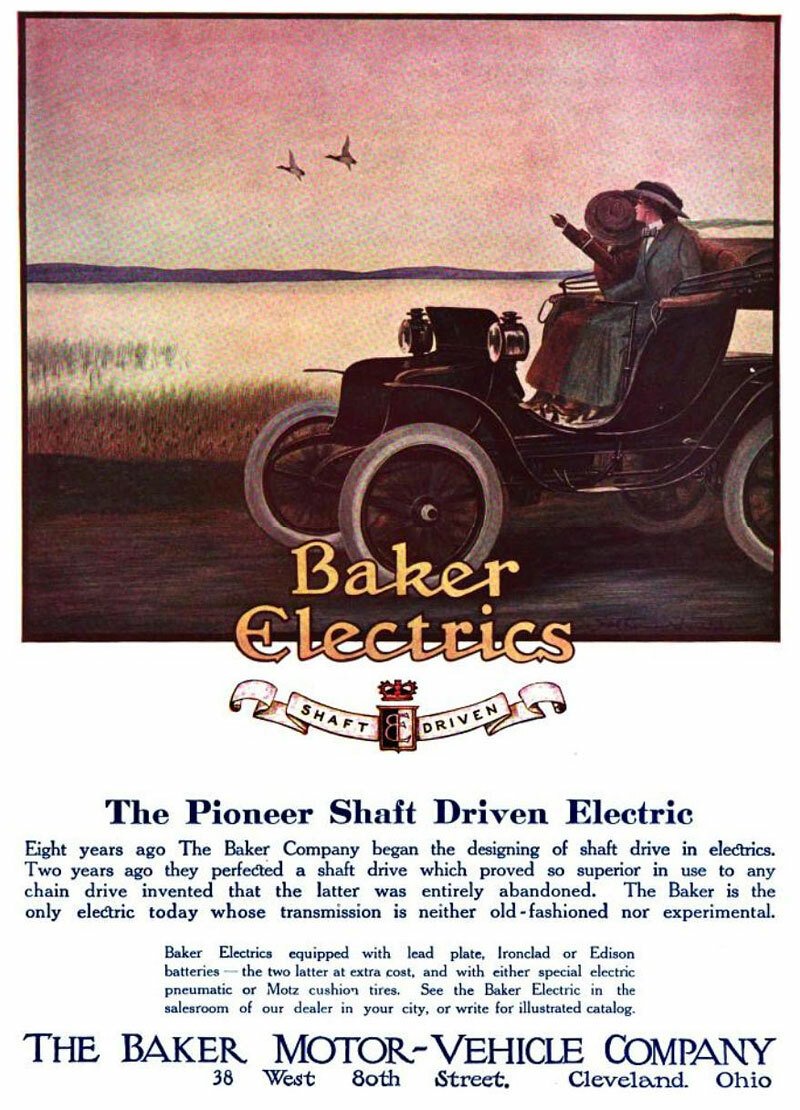 Baker Electric Cars (1911)