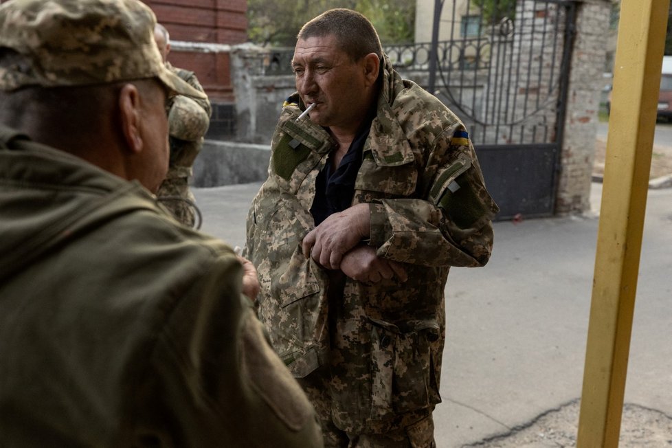 Válka na Ukrajině: Snímky z nemocnice v Bakhmutu v Doněckém regionu (10. 5. 2022)