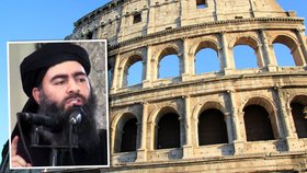 Šéf Islámskéjho státu pohrozil, že dobude Řím.