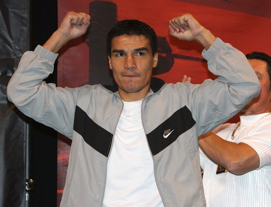 Argentinský profesionální boxer Carlos Baldomir