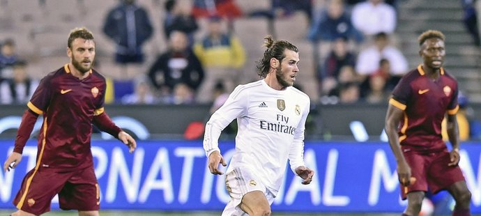 Záložník Realu Madrid Gareth Bale se proti AS Řím stejně jako jeho spoluhráči prosadit nedokázal