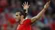 Útočník Walesu Gareth Bale se proti Gruzii prosadil