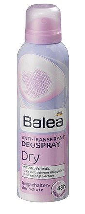 Balea Deodorant spray Dry, 35 Kč, koupíte v síti drogerií DM