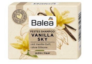 Tuhý šampon na vlasy Vanilla Sky, Balea, 89 Kč, koupíte v síti drogérií dm