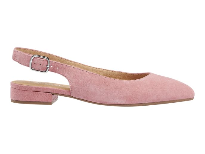 Růžové slingback baleríny, Deichmann, 899 Kč