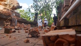 Indonéský turistický ostrov Bali postihlo zemětřesení o síle 6,1 stupně.