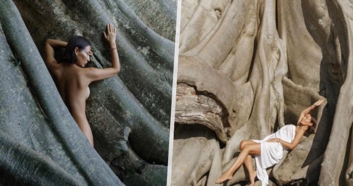 Influencerka pobouřila Bali: Deportace za hanbaté snímku u posvátného stromu