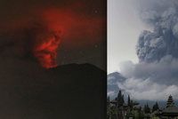 Erupce sopky na Bali: Letadlům hrozí poškození, ministerstvo varuje Čechy