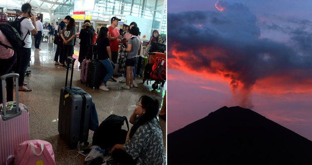 Sopka vyhnala tisíce turistů z dovolenkového ráje. Češi na Bali létají dál