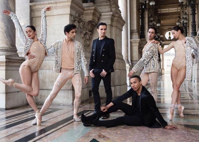 Návrhář značky Balmain Olivier Rousteing vytvořil překrásné kostýmy pro Balet Národní Opery v Paříži