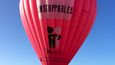 Balón od firmy Kubíček pro výškový rekord australského dobrodruha Geoffa Wilsona