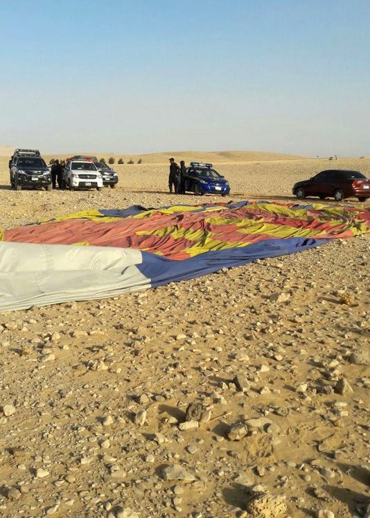Přistání balónu v Egyptě dopadlo fatálně