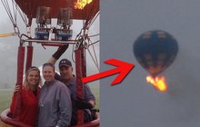 Tragédie ve vzduchu: Balón vzplál za letu! Lidé neměli šanci…