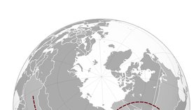 Touto trasou dorazil čínský balon do Severní Ameriky. Pak pokračoval přes USA k Jižní Karolíně a nad Atlantik.
