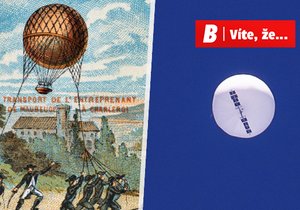 Napoleon, UFO a sestřel v USA. K čemu jsou v době satelitů špionážní balony?