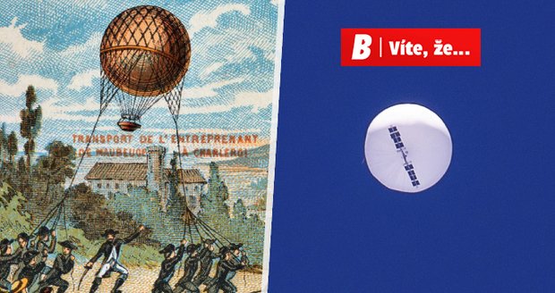 Napoleon, UFO a sestřel v USA. K čemu jsou v době satelitů špionážní balony?